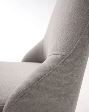 PRINCIPE MP.60/S - Upholstered fabric chair by Arte Brotto - view 3